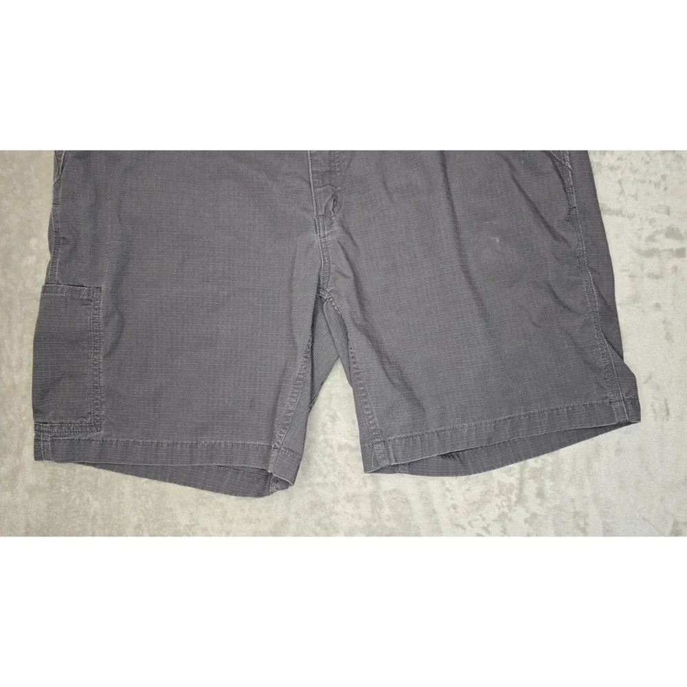 Carhartt Shorts Mens 44 Gray Carpenter Ripstop Relaxed Fit Hammer‎ Loop 104196